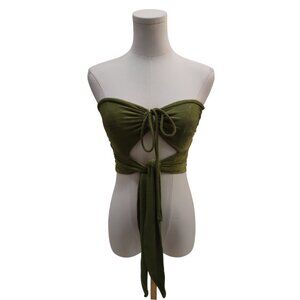 Princess Polly Tie Front Crop Top